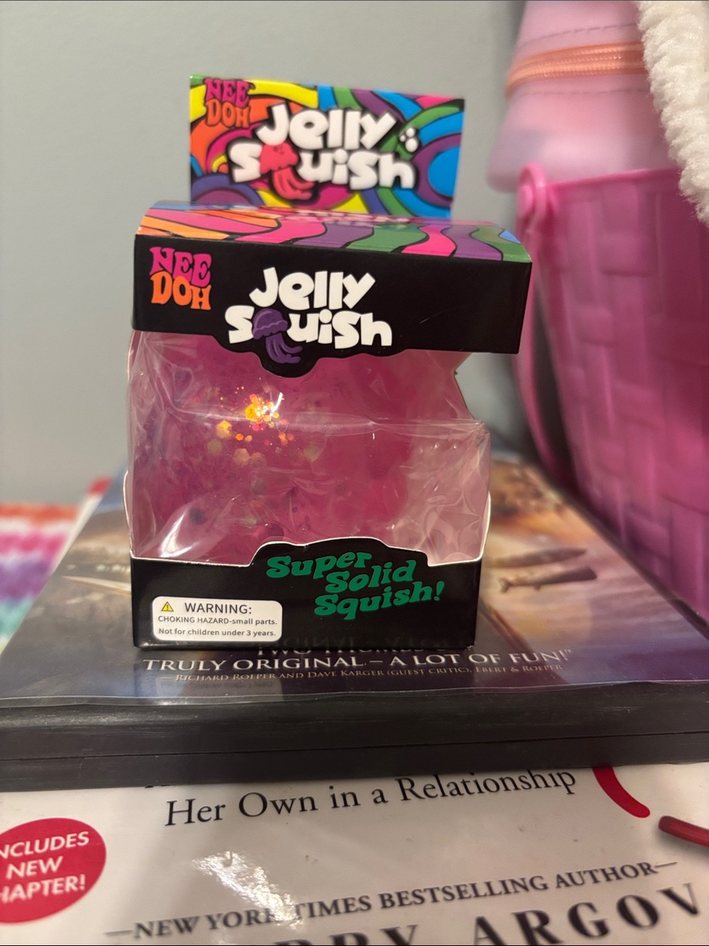 Jelly Squish Super Solid Squishy Toy - Pink